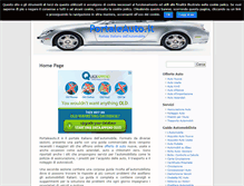 Tablet Screenshot of portaleauto.it